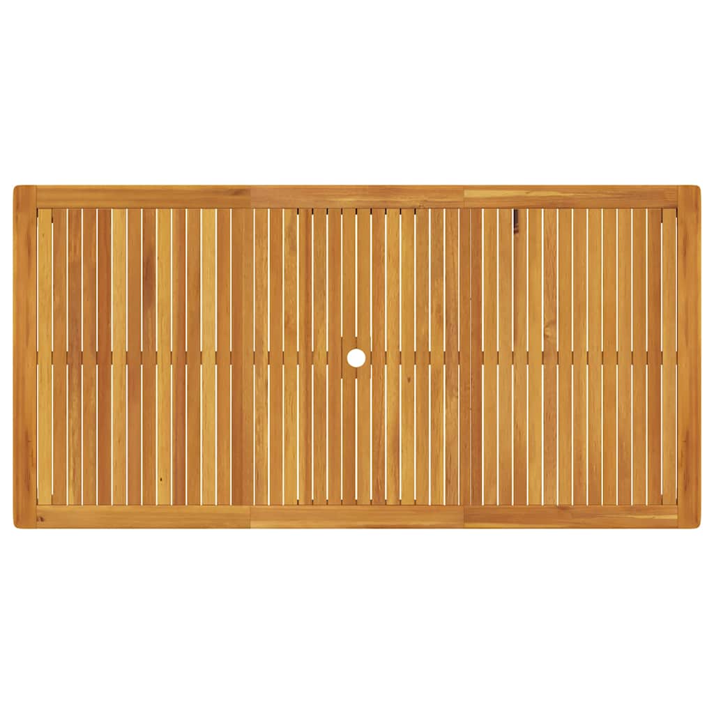 44106 vidaXL Garden Table 200x100x74 cm Solid Acacia Wood