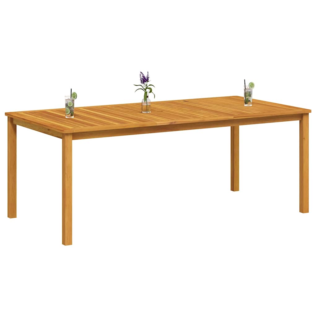44106 vidaXL Garden Table 200x100x74 cm Solid Acacia Wood