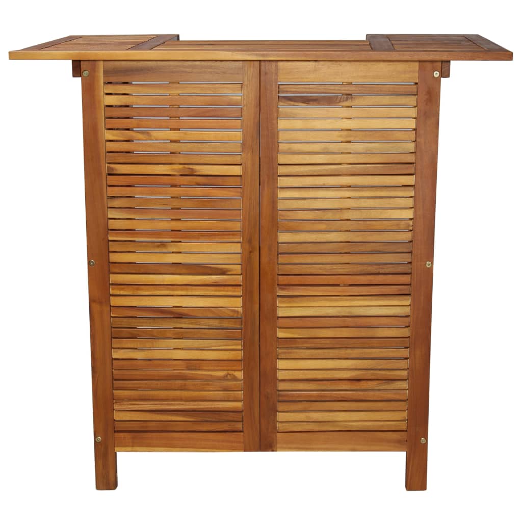 vidaXL Bar Table 110x50x105 cm Solid Acacia Wood