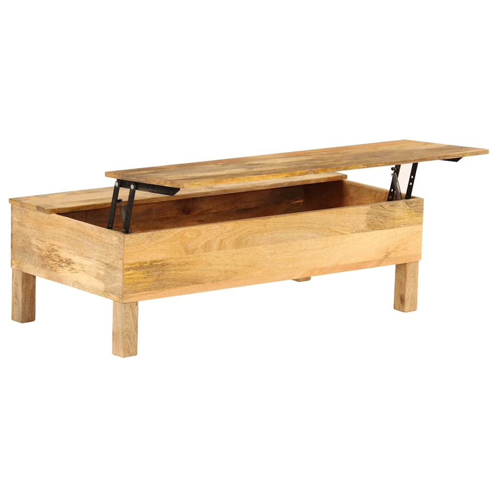 246320 vidaXL Coffee Table Solid Mango Wood 110x55x35 cm
