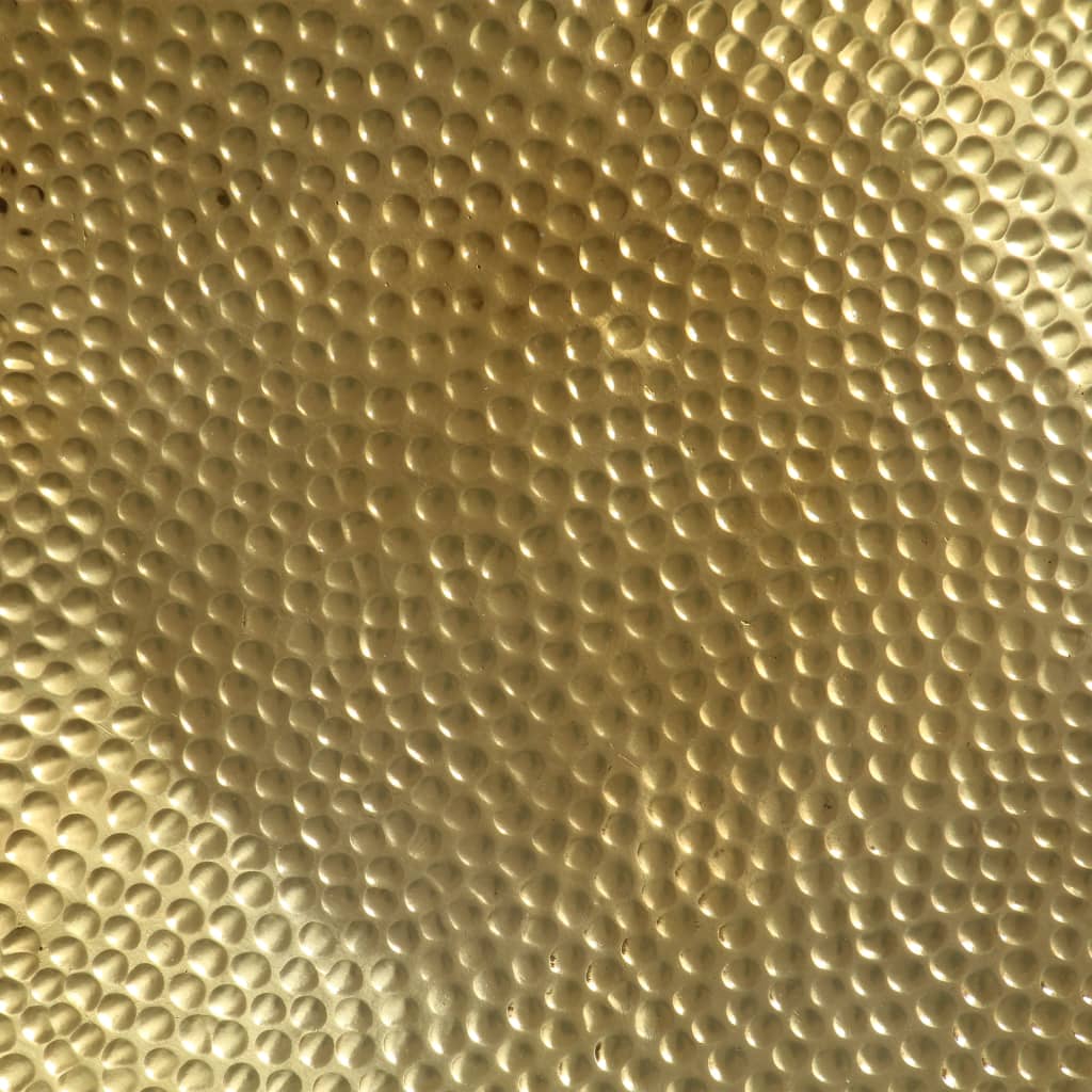 246508 vidaXL Coffee Table Hammered Aluminium 70x30 cm Brass