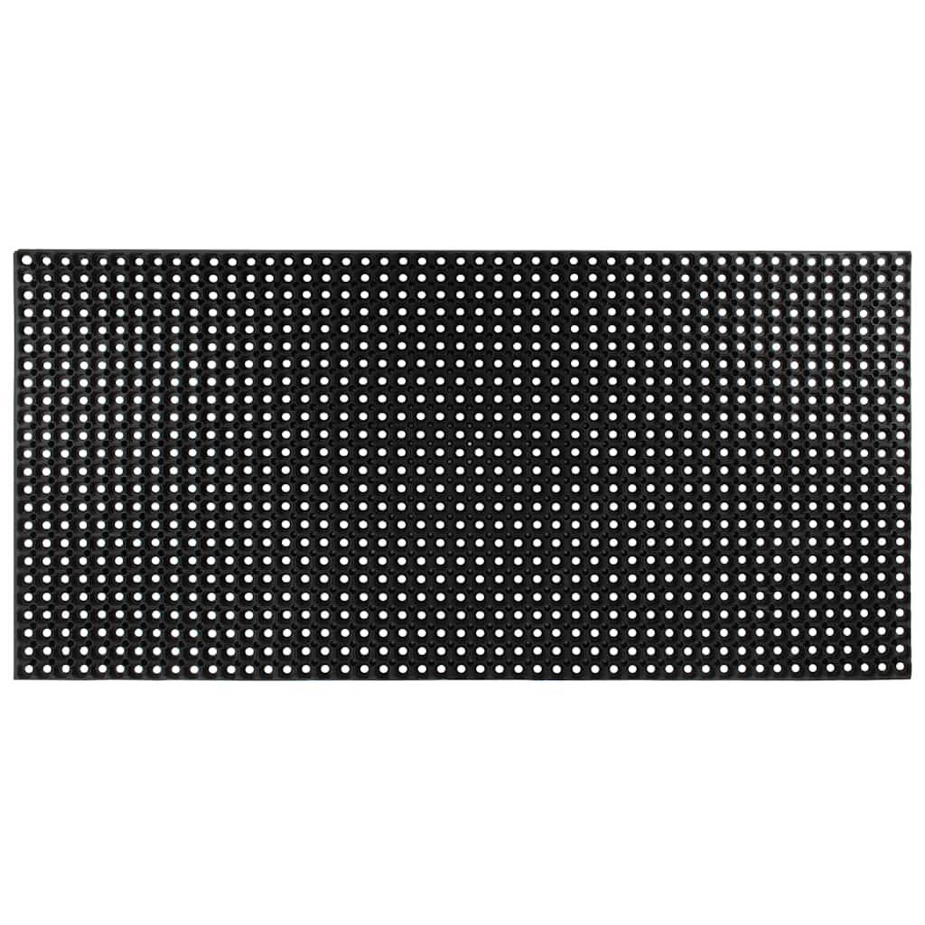 246604 vidaXL Mat Rubber 16 mm 100x150 cm
