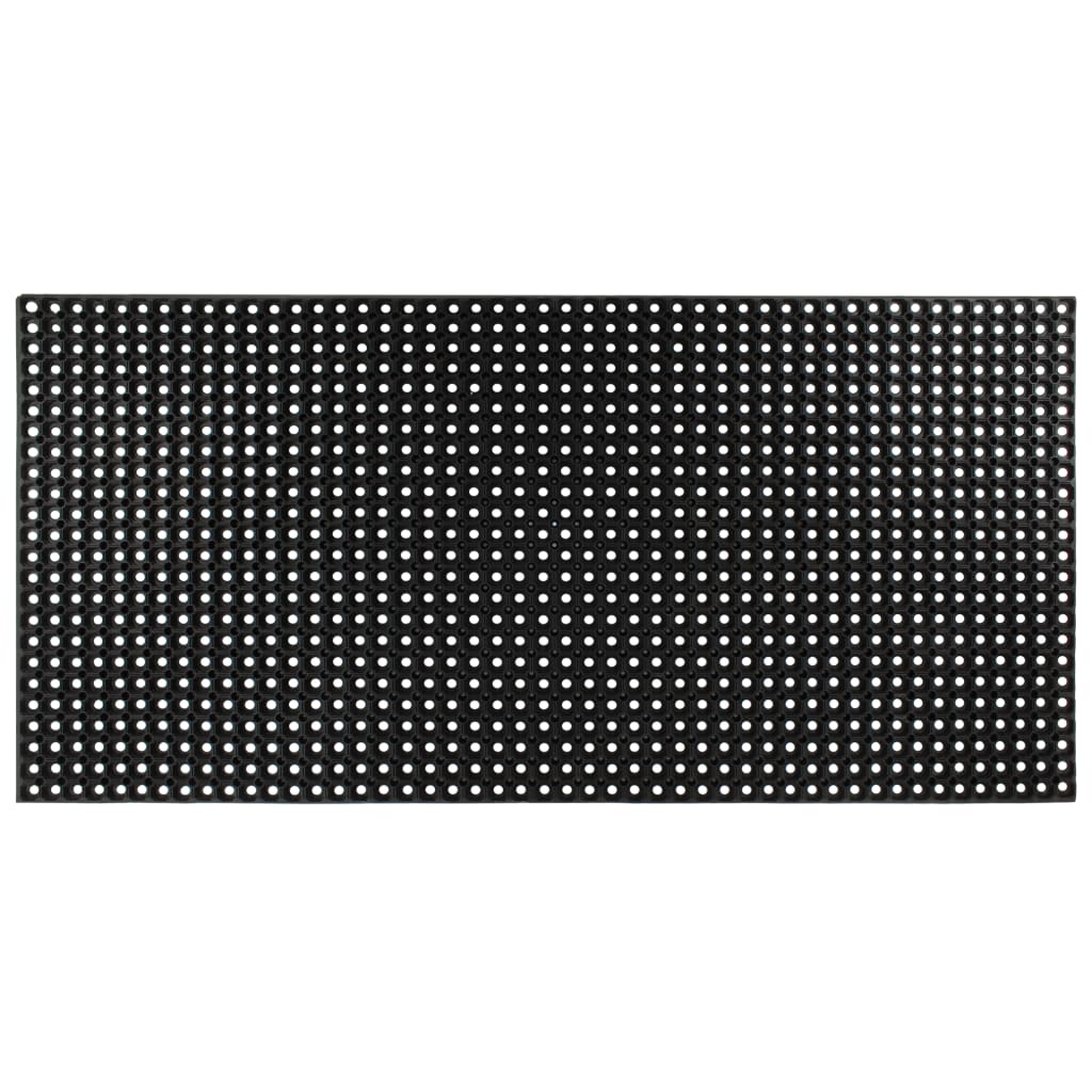 246605 vidaXL Mat Rubber 16 mm 100x200 cm