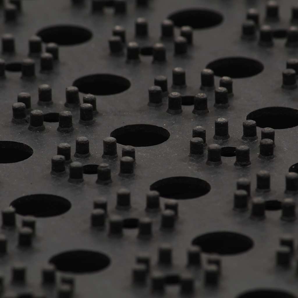 246606 vidaXL 5 pcs Mats Rubber 22 mm 40x60 cm