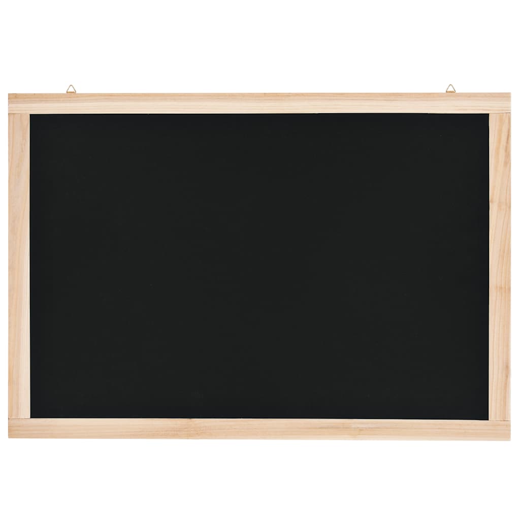 246431 vidaXL Wall-Mounted Blackboard Cedar Wood 40x60 cm