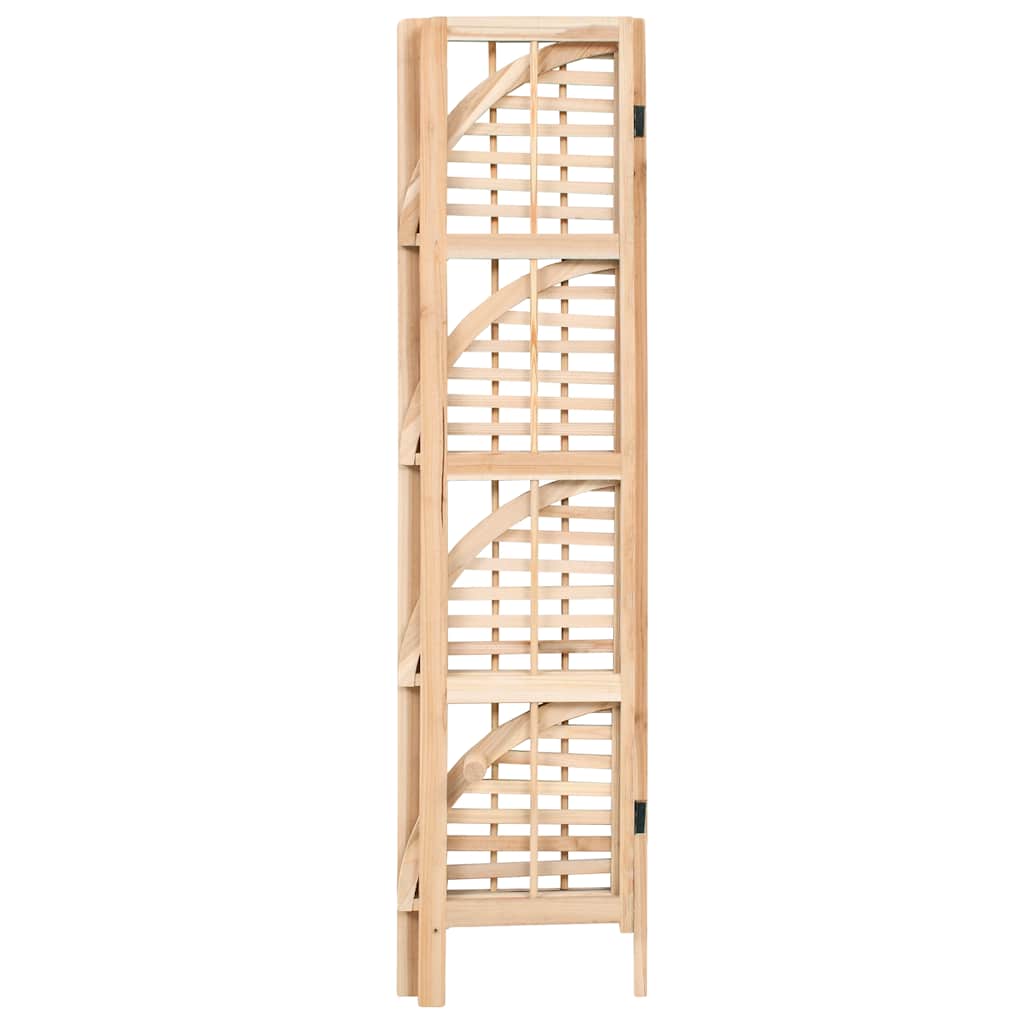 246435 vidaXL Corner Shelf Cedar Wood 27x27x110 cm