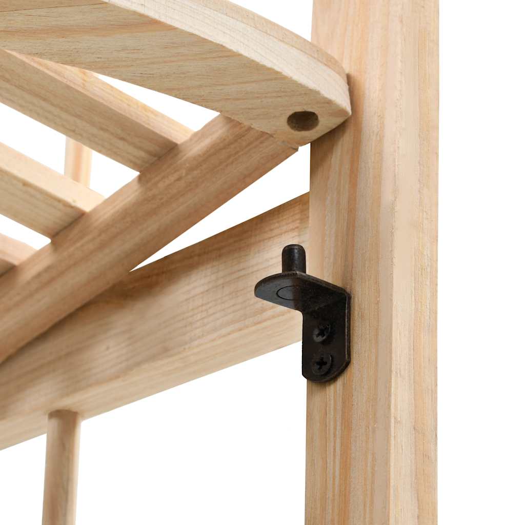 246435 vidaXL Corner Shelf Cedar Wood 27x27x110 cm