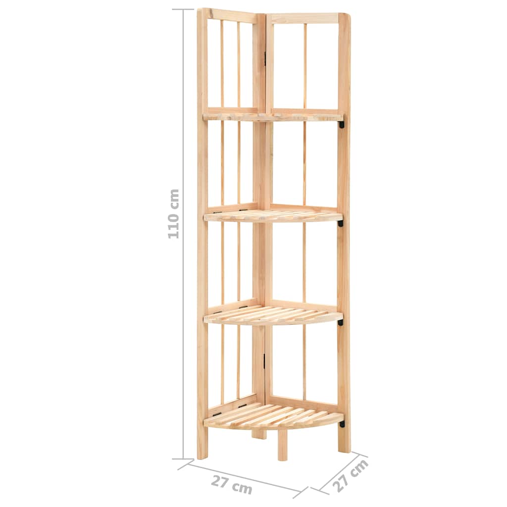 246435 vidaXL Corner Shelf Cedar Wood 27x27x110 cm