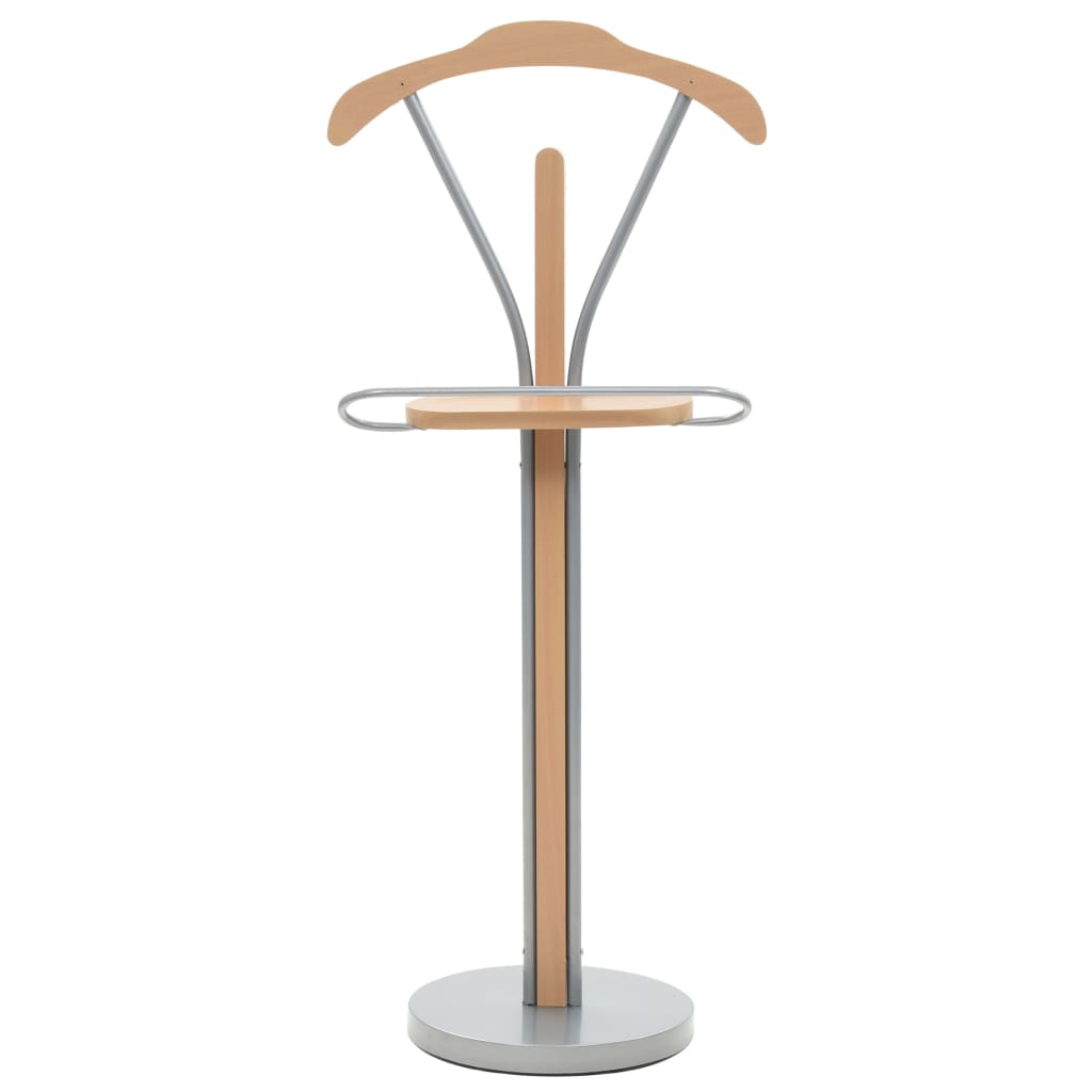 vidaXL Suit Stand 45x35x107 cm Natural