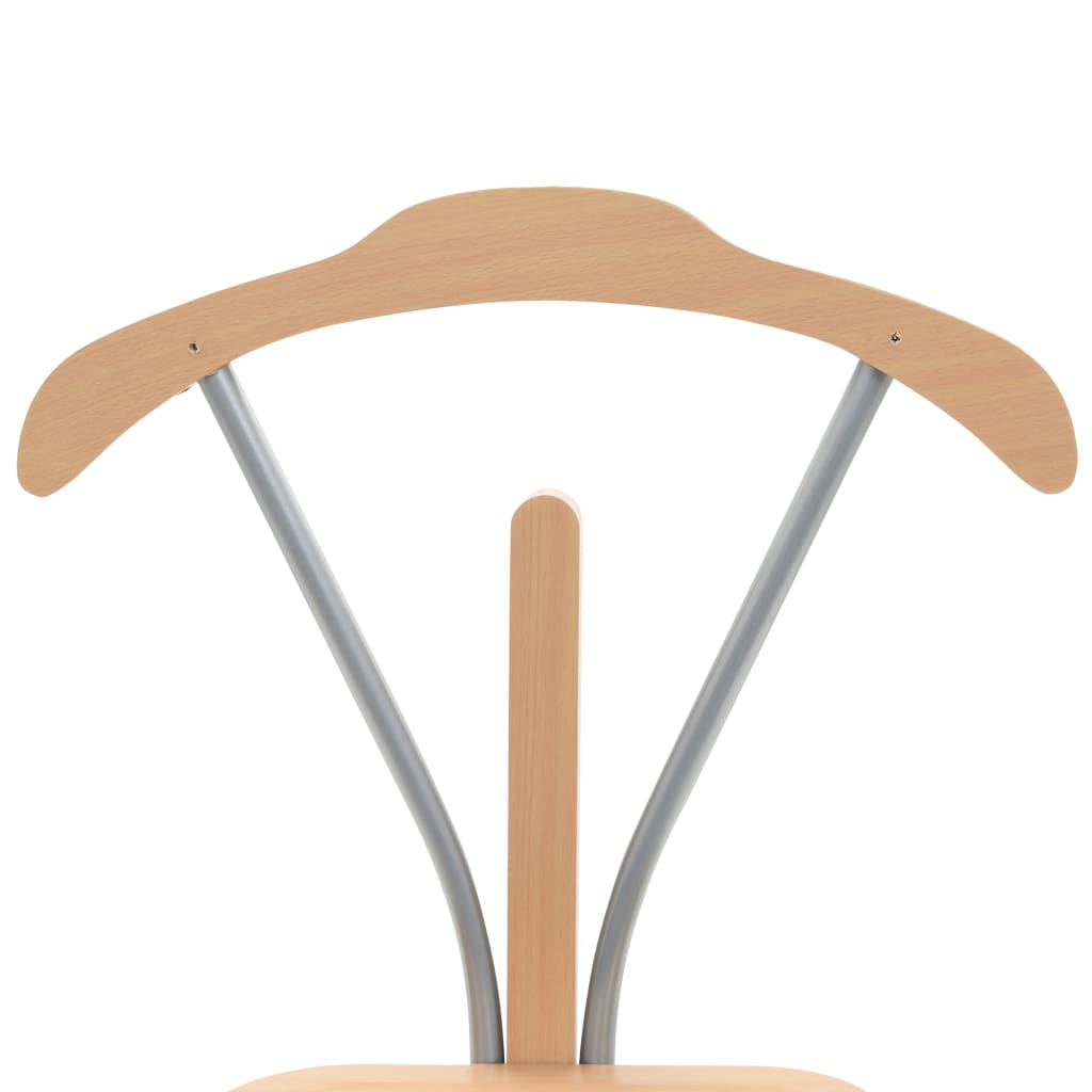 vidaXL Suit Stand 45x35x107 cm Natural