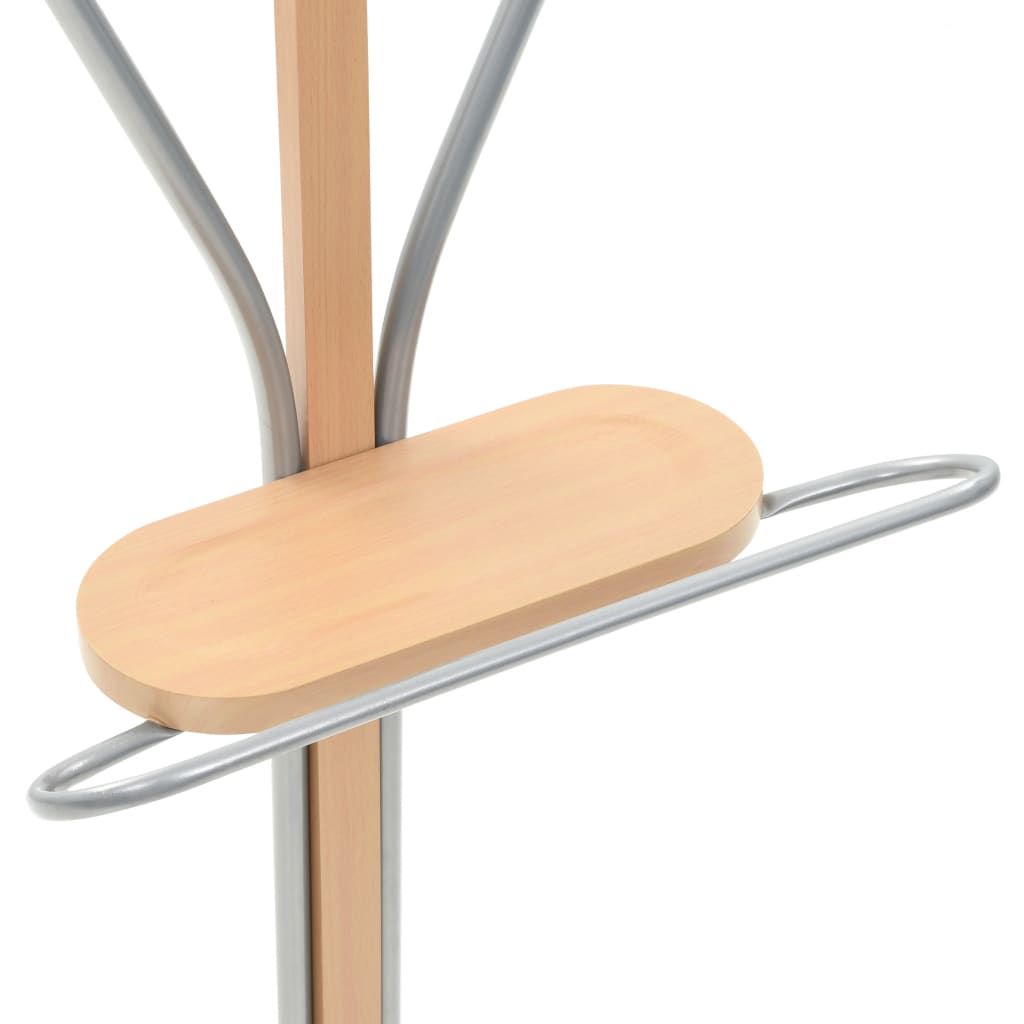 vidaXL Suit Stand 45x35x107 cm Natural