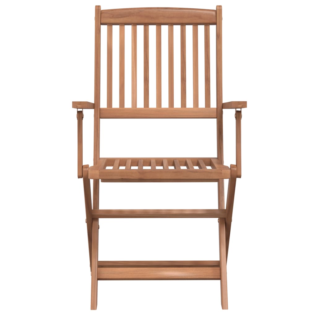 Outdoor Dining Set | Brown | Solid acacia wood | Compact |  Foldable