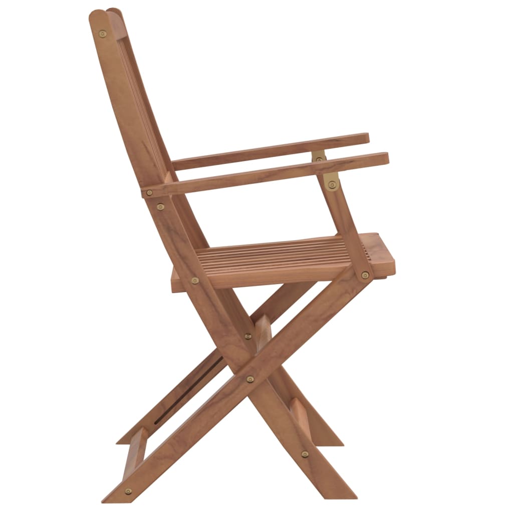 Outdoor Dining Set | Brown | Solid acacia wood | Compact |  Foldable