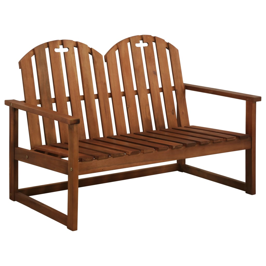 vidaXL Garden Bench 110 cm Solid Acacia Wood