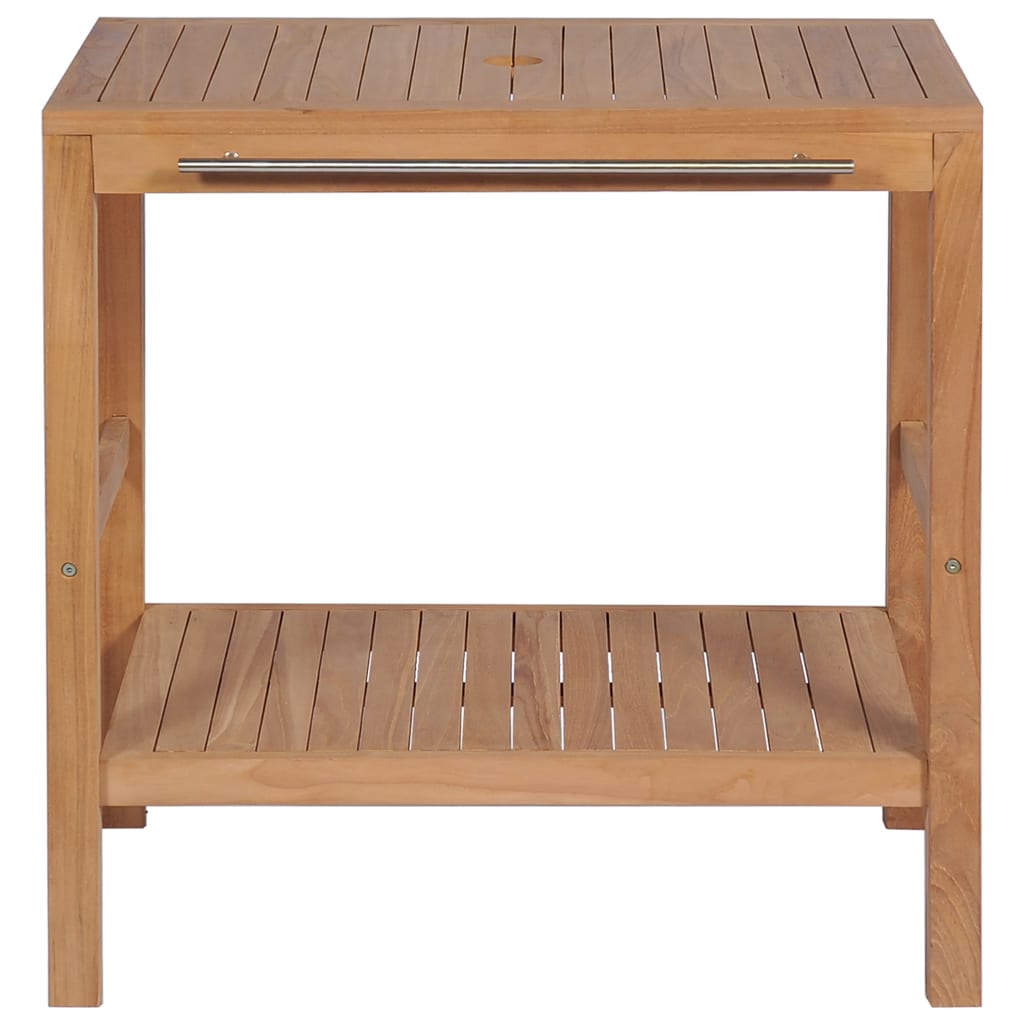246492 vidaXL Bathroom Vanity Cabinet Solid Teak 74x45x75 cm