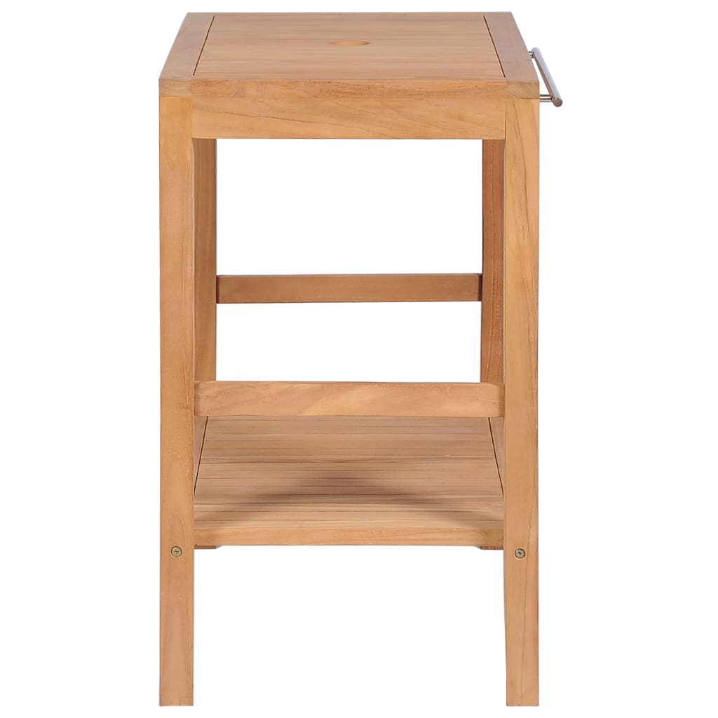 246492 vidaXL Bathroom Vanity Cabinet Solid Teak 74x45x75 cm
