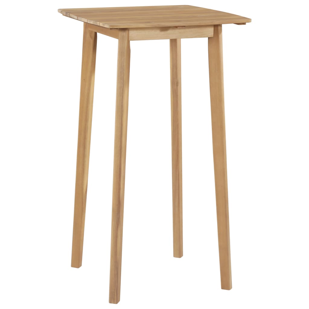 vidaXL Bar Table 60x60x105 cm Solid Acacia Wood