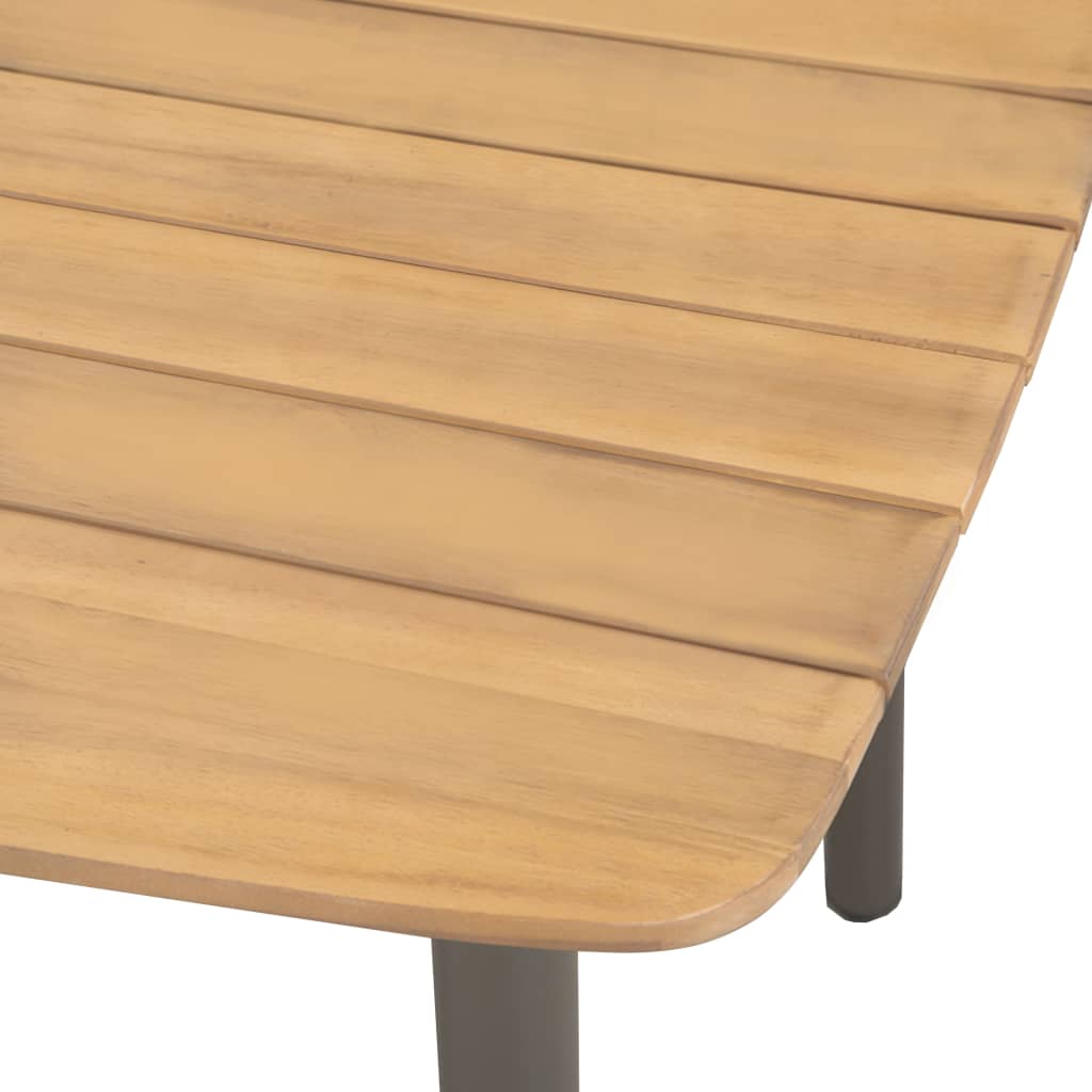 Dining Table | Wooden Brown | Solid Acacia Wood | Medium | Durable