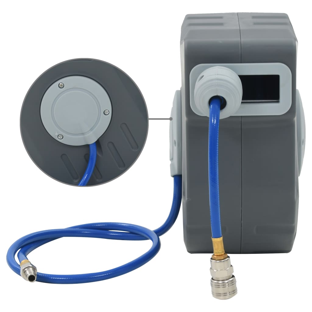 143254 vidaXL Automatic Air Hose Reel 3/8" 12 m