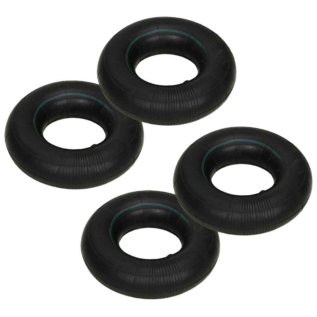 142982 vidaXL Inner Tubes 4 pcs 3.00-4 260x85 for Sack Truck Wheels Rubber