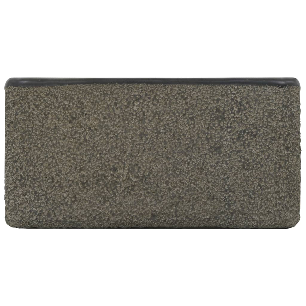 Sink 30x30x15 cm Riverstone Black