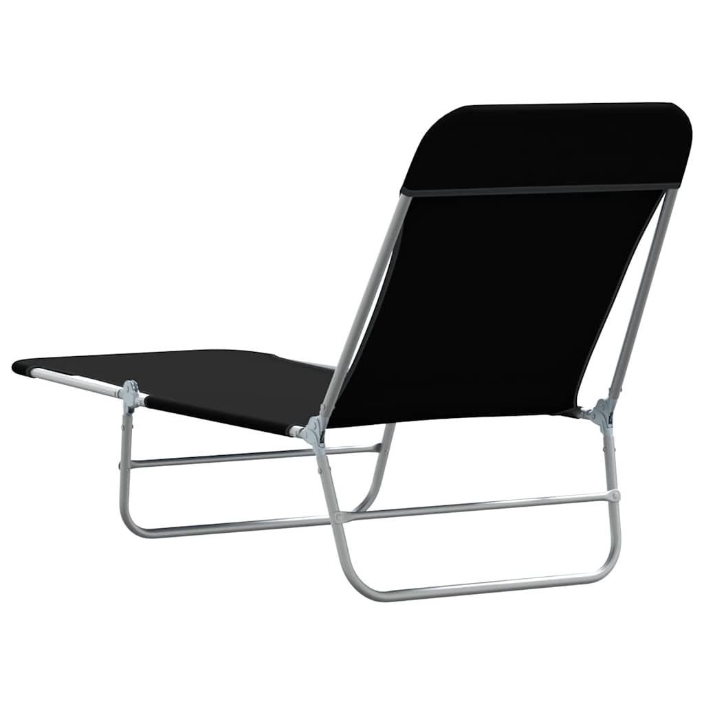 Sunlounger | Set of 2 | Black
