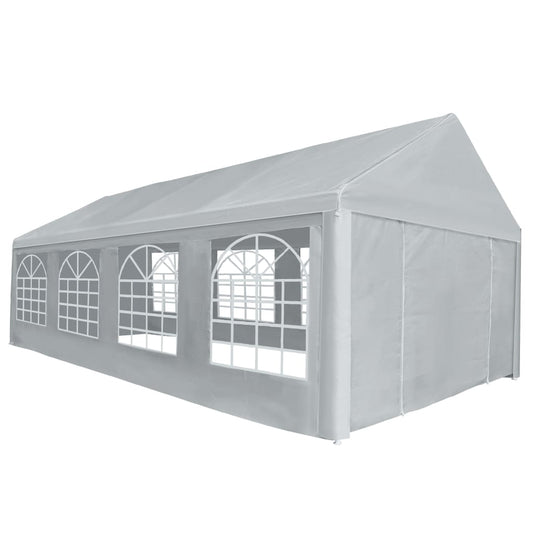 vidaXL Party Tent PE 4x8 m Grey