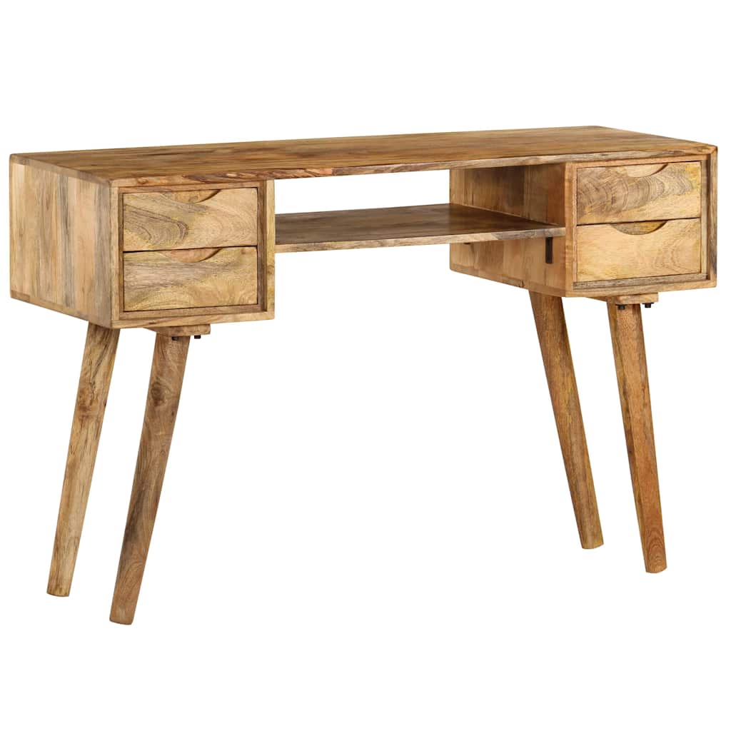 246791 vidaXL Writing Desk Solid Mango Wood 115x47x76 cm