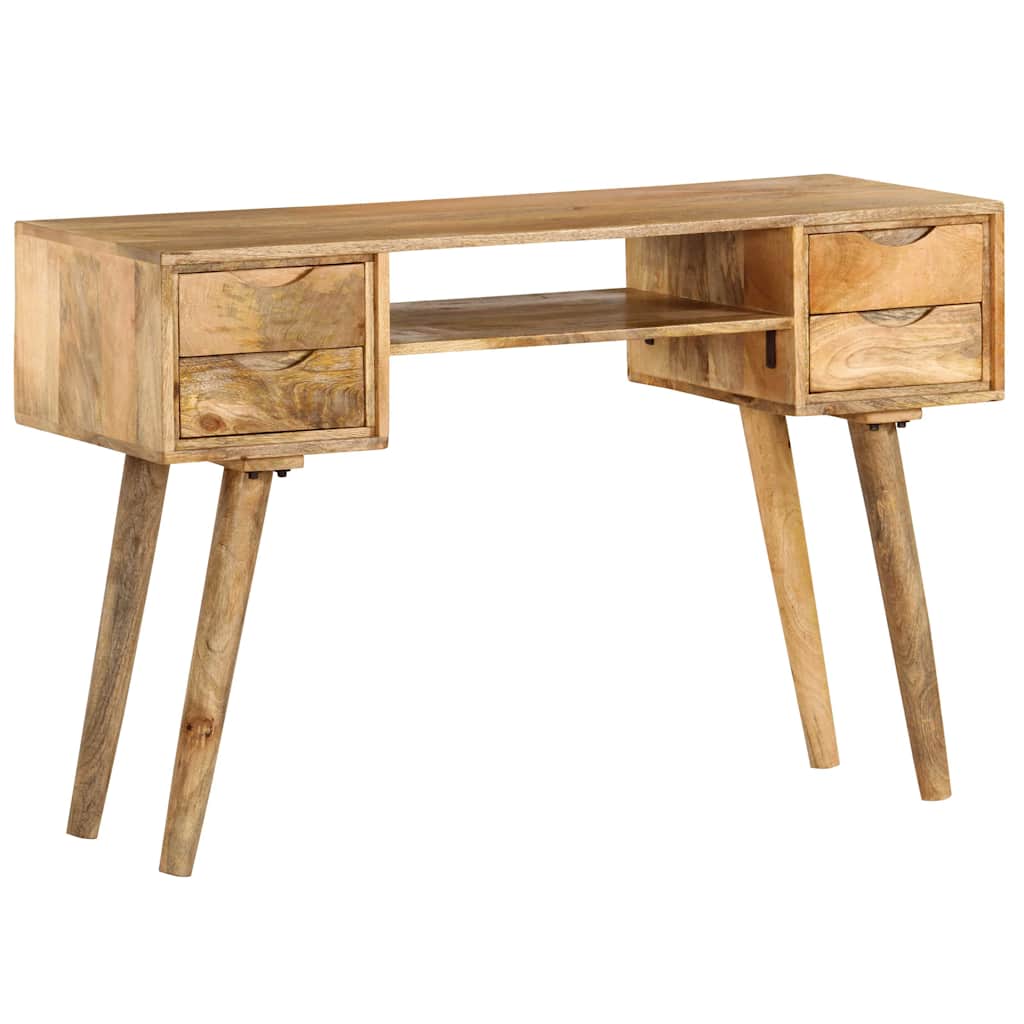 246791 vidaXL Writing Desk Solid Mango Wood 115x47x76 cm