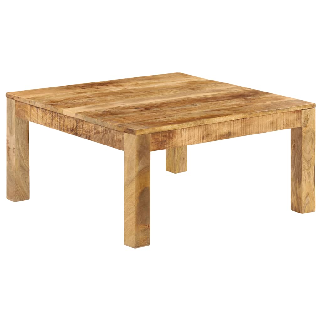 246701 vidaXL Coffee Table 80x80x40 cm Solid Mango Wood
