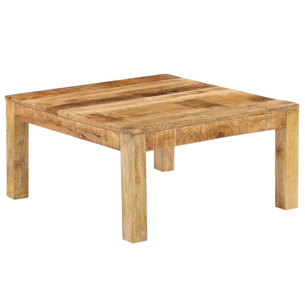 246701 vidaXL Coffee Table 80x80x40 cm Solid Mango Wood