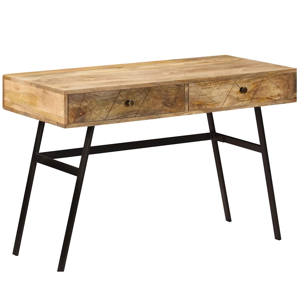 246718 vidaXL Writing desk with Drawers Solid Mango Wood 110x50x76 cm