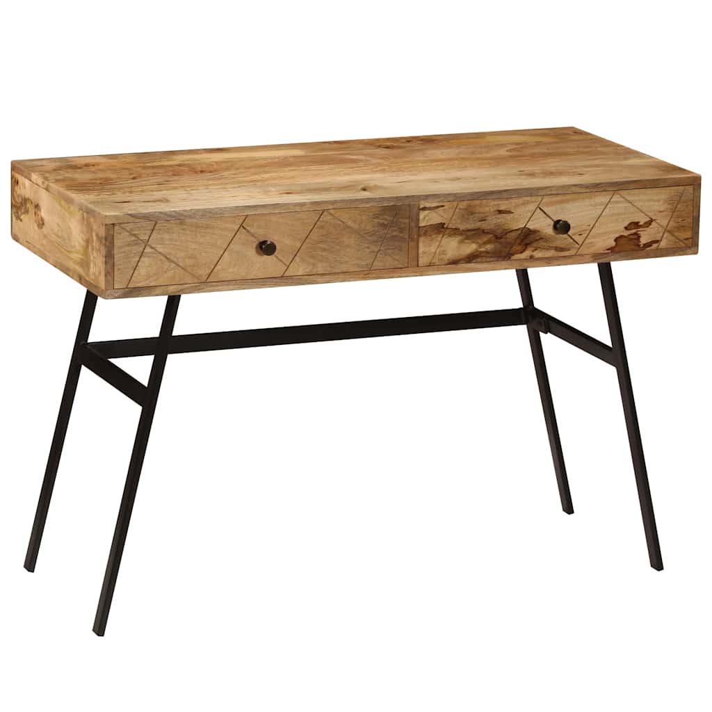246718 vidaXL Writing desk with Drawers Solid Mango Wood 110x50x76 cm