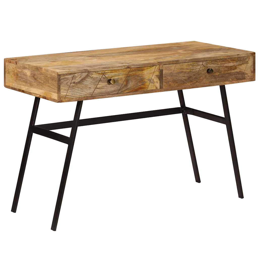 246718 vidaXL Writing desk with Drawers Solid Mango Wood 110x50x76 cm