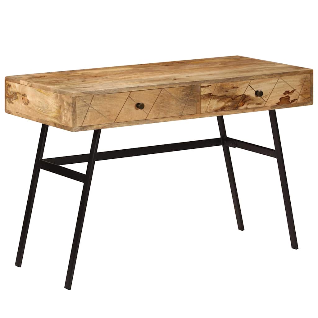 246718 vidaXL Writing desk with Drawers Solid Mango Wood 110x50x76 cm