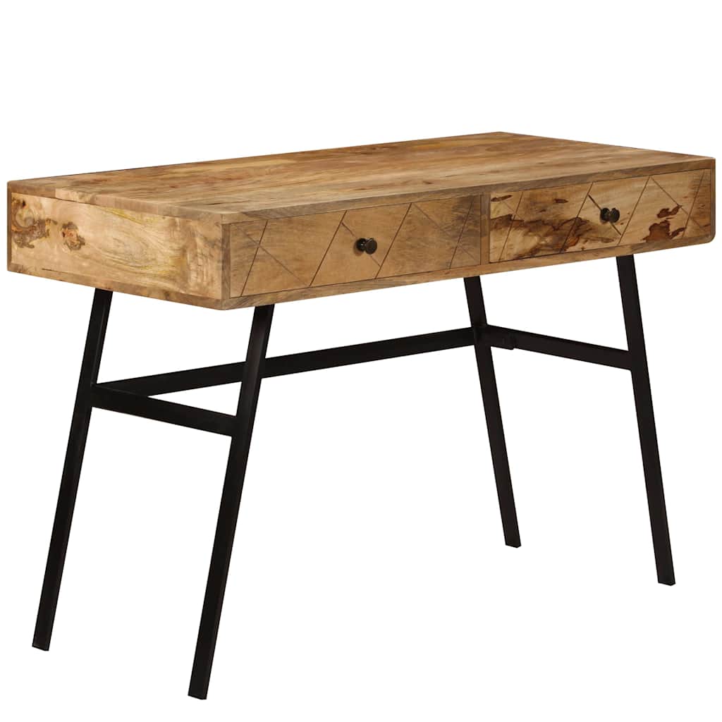 246718 vidaXL Writing desk with Drawers Solid Mango Wood 110x50x76 cm