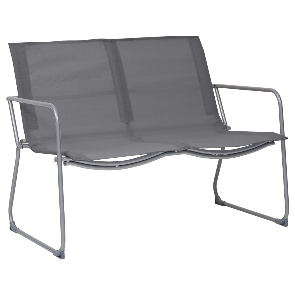 Garden Set | Grey | Textilene fabric, Steel, Glass | Standard |  Durable