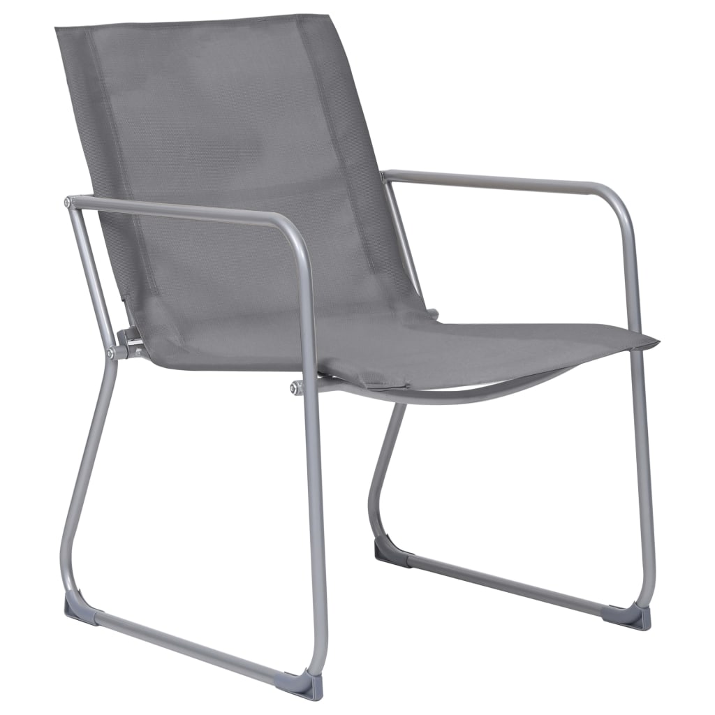 Garden Set | Grey | Textilene fabric, Steel, Glass | Standard |  Durable