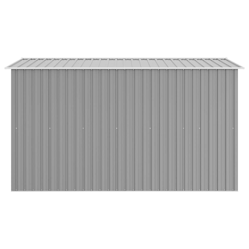 Garden Shed | Grey | Galvanised Steel | Large | Sliding Components