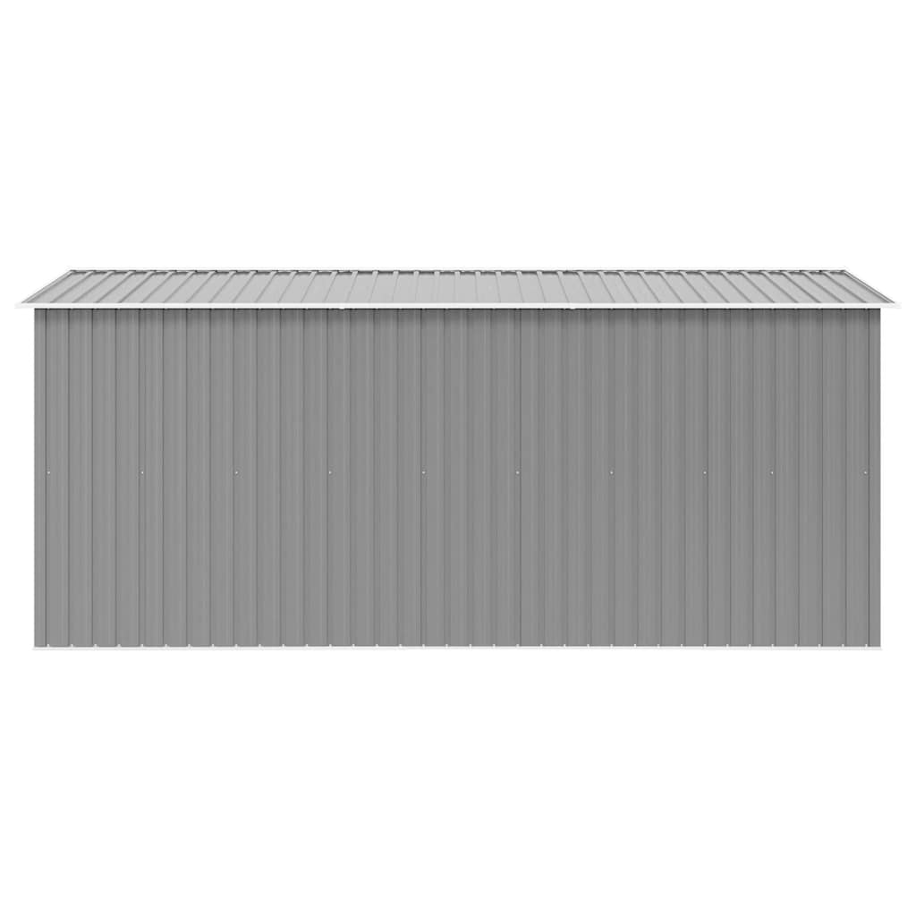 Garden Shed | Grey | Galvanised Steel | 257x392x181 cm