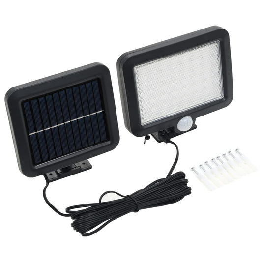 vidaXL Solar Lamp with Motion Sensor LED Lights White