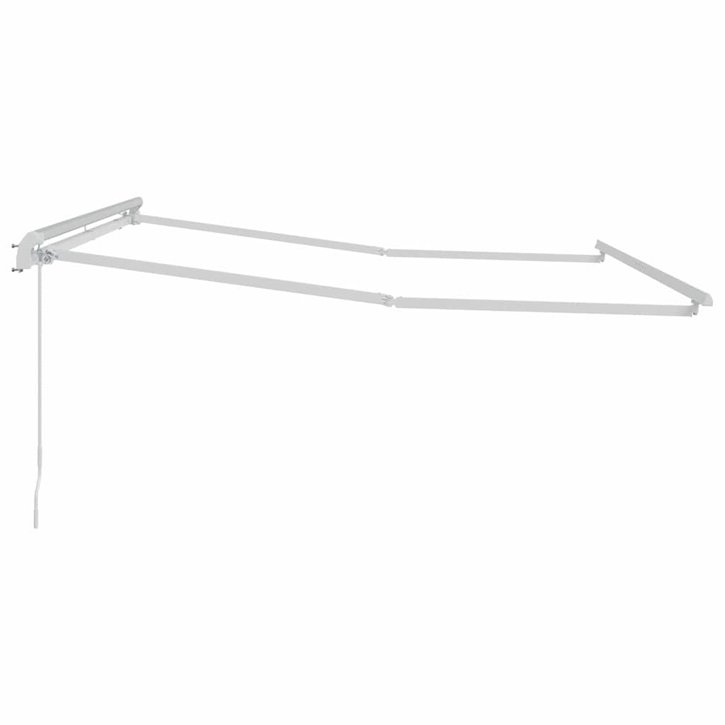 Awning Frame Manual White 350 x 250 cm Aluminium