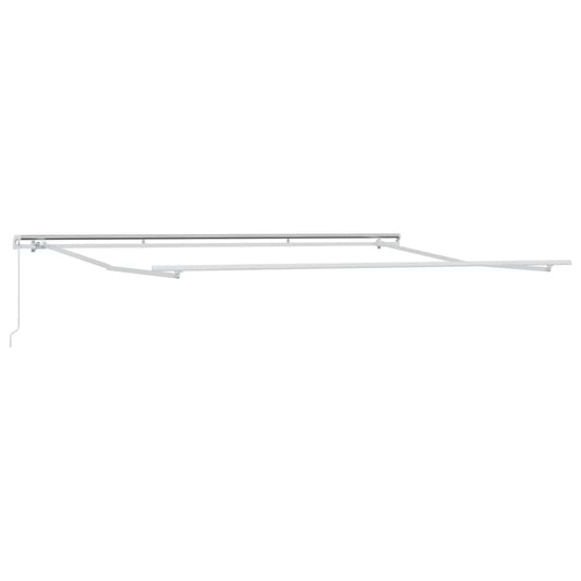 Awning Frame Manual White 450 x 300 cm Aluminium