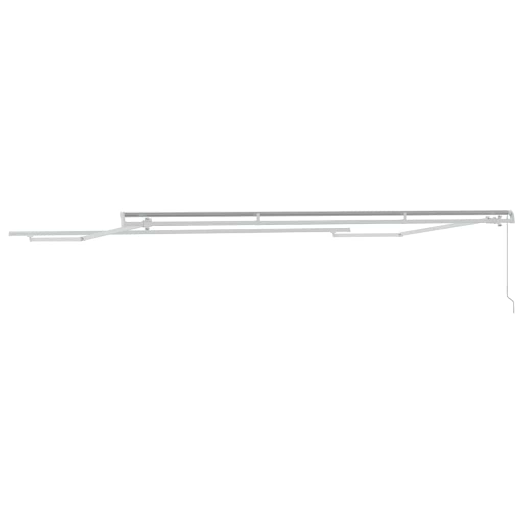 Awning Frame White 500 x 300 cm Aluminium