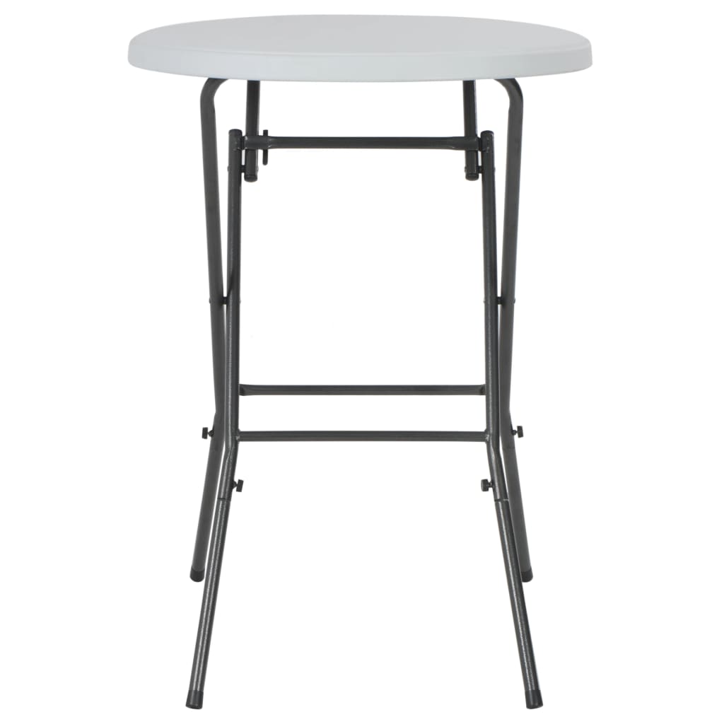 44560 vidaXL Folding Bar Table White 80x110 cm HDPE