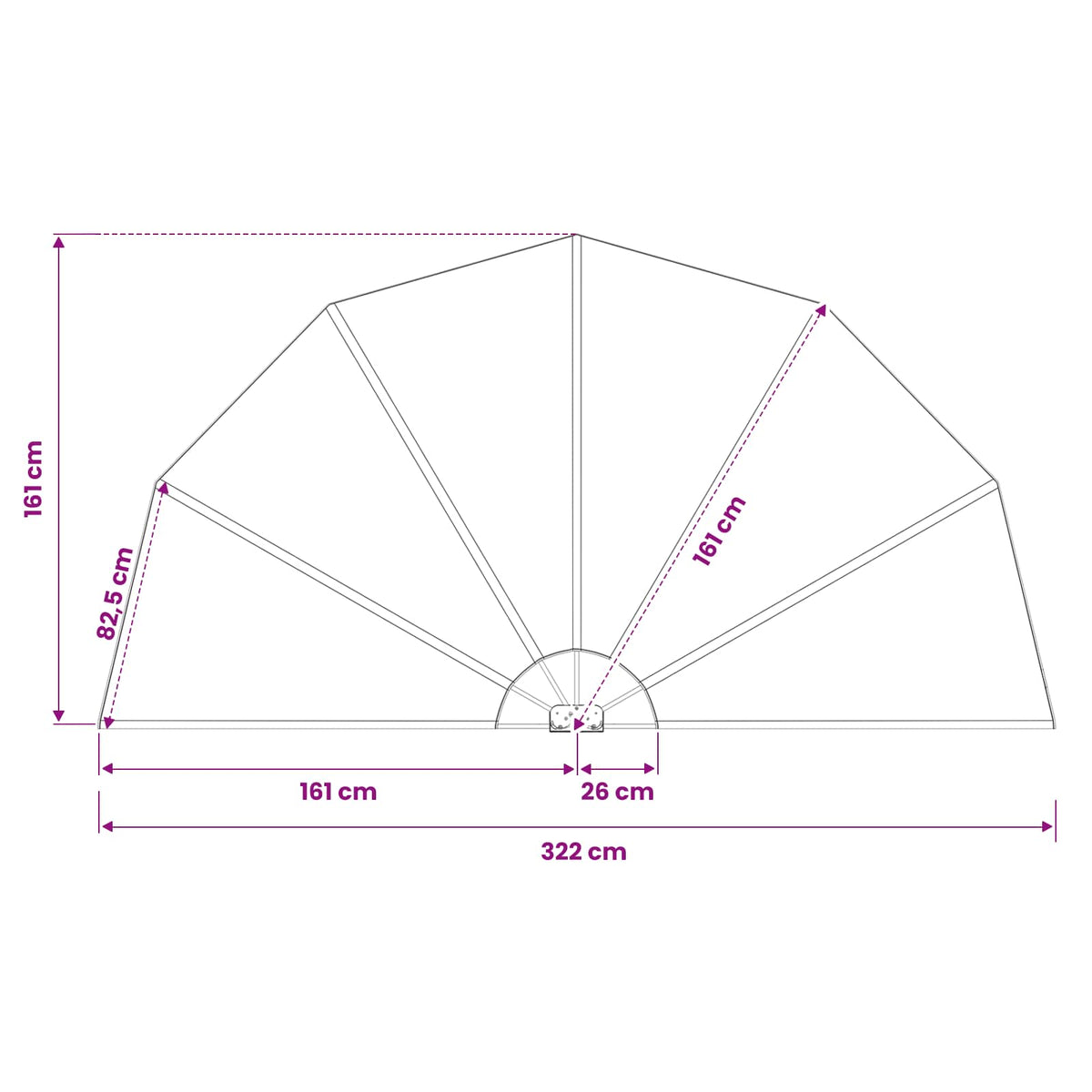 44577 vidaXL Collapsible Terrace Side Awning Cream 160 cm