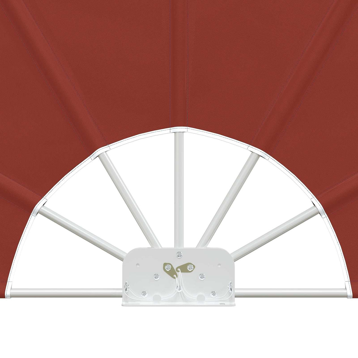 44579 vidaXL Collapsible Terrace Side Awning Terracotta 160 cm