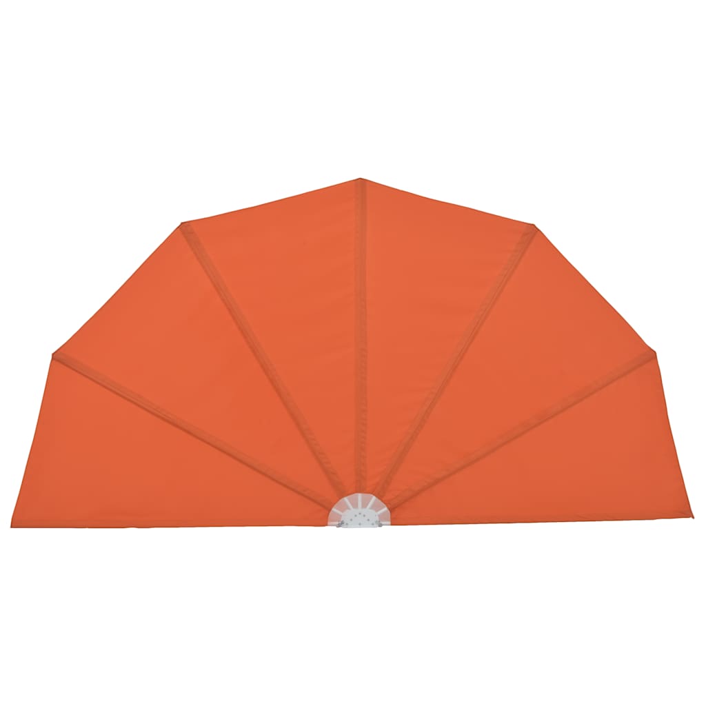 Collapsible Terrace Side Awning Terracotta 200 cm