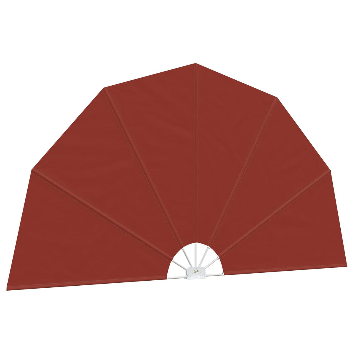 44580 vidaXL Collapsible Terrace Side Awning Terracotta 200 cm