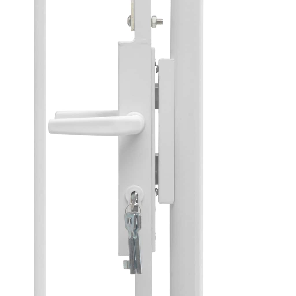 Garden Gate Woerden Steel 1x1.25 m White